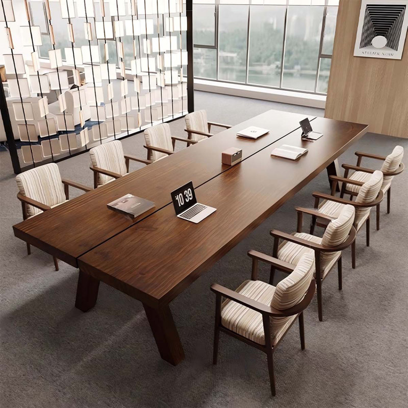 Grande table de conférence 102,36 po, 29.53" H x 102.36" W x39.37" D