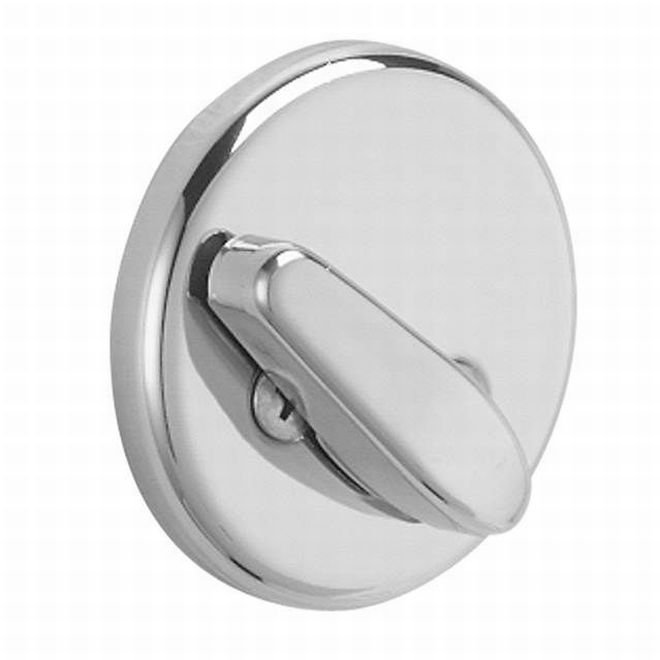 Boulon de porte commercial, Chrome brillant, Oui
