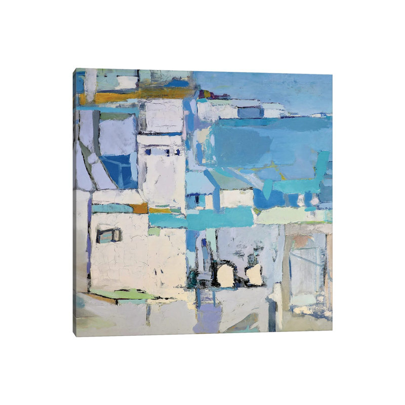 Forteresse blanche, H 12 po x l 12 po, Sans cadre, toile