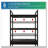 3 Tier Adjustable Bamboo Over The Toilet Storage Shelf Freestanding Bathroom Space Saver Organizer Rack Black For Laundry Room Balcony-1096288225