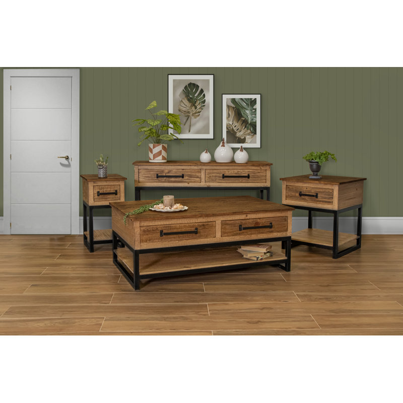 Table de bout avec rangement Edelina