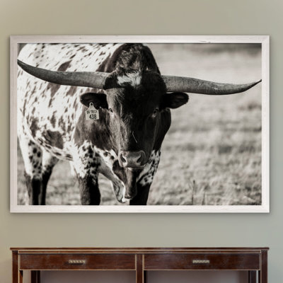 " 'Longhorn Portrait' " by Paul Cezanne