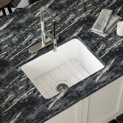Los Flexi White Undermount Kitchen Sink
