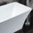 55'' x 28.5'' Freestanding Soaking Acrylic Bathtub