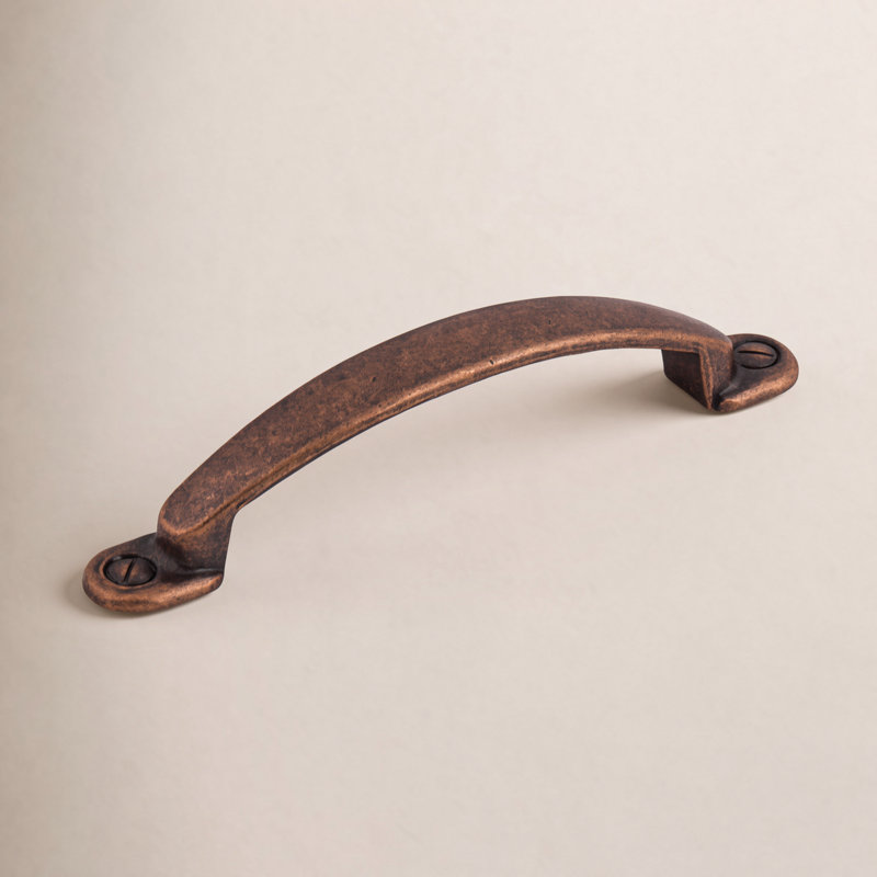 Arendal Bar Pull, Antique Copper, 3 3/4" Center to Center