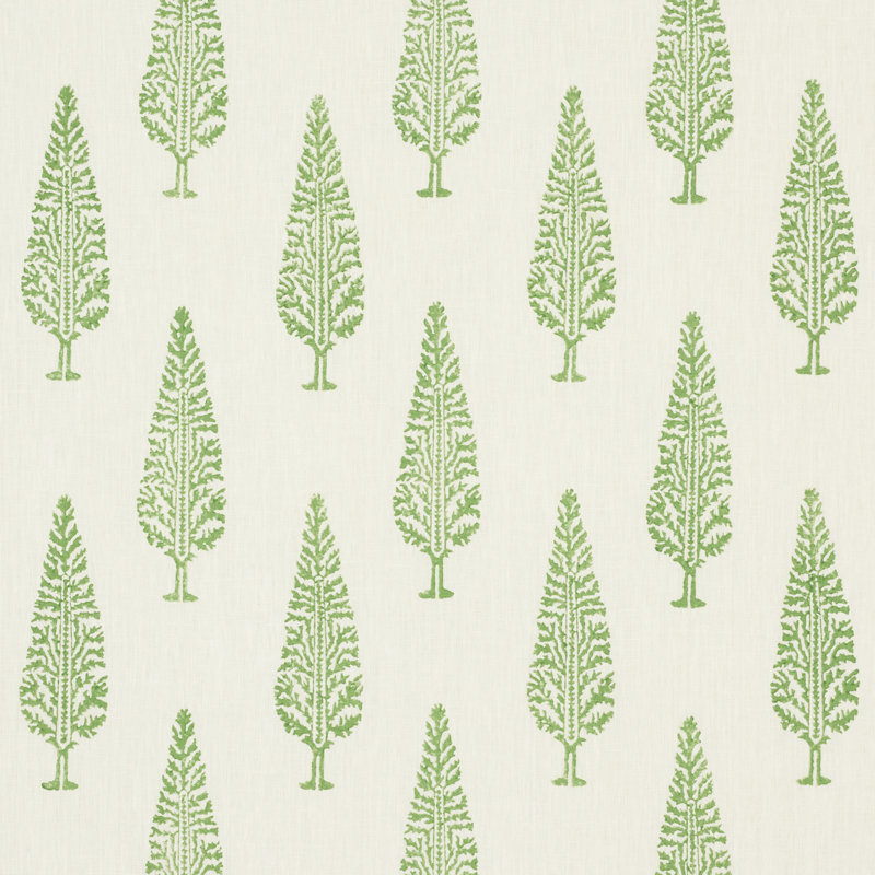 Juniper Block Print Fabric, Green