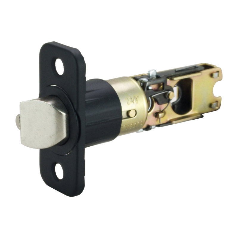 6-Way Replacement Entry Latch, Universal Latch, Matte Black