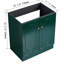 Meuble-lavabo autoportant de 30 po, foncé, avec rangement à fermeture en douceur - moderne-1090595903