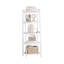 127 cm H x 43.2 cm W Bamboo / Rattan Ladder Bookcase-715512478