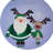 8'' Wood Animals Holiday Shaped Ornament