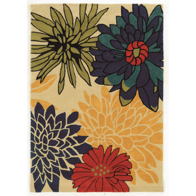 Marisela Handmade Rug Ivory And Multi