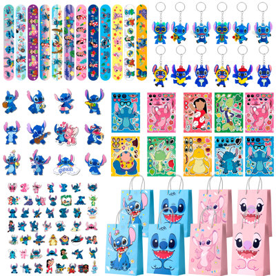 Stitch Children's Party Gifts, 110 Pcs Stitch Birthday Party Gift Sets