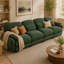 Canapé Gatton surdimensionné 4 places à effet nuage, canapé modulaire haut de gamme en chenille avec assise profonde et coussins en mousse haute résilience et ressorts, canapé de salon moderne avec coussins lombaires-1662380563