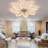 36.22'' 7- Blade Dimmable LED Reversible Flush Mount Ceiling Fan With Remote And App-1976417150