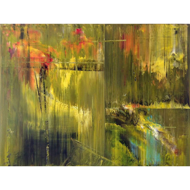 Field Of Flowers - Artist Enhanced Canvas Print, 20" H x 24" W x 1" D