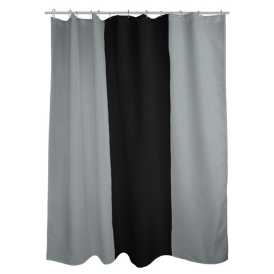 Striped Shower Curtain with Liner Included