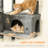 80" Tall Cat Tree Multi-Level Cat Tower