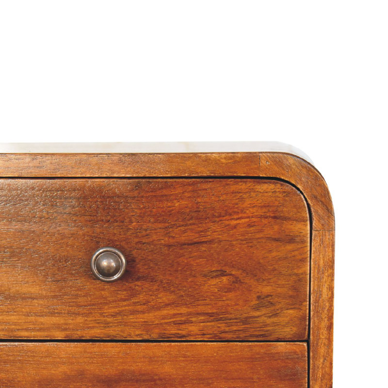 Table de chevet en bois massif Cutwright