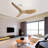 52 Inch Indoor Ceiling Fan No Light With 6 Speed Remote Control 3 ABS Blade Reversible DC Motor For Home-1911142990-1911142988