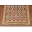 Tapis de salon réversible en laine Kilim 7 x 9