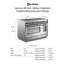Cuisinière à induction Verona 48 pouces Ultima Capacité du four (en acier inoxydable)