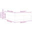  Structure de lit avec matelas Cappuccino en similicuir 55,1 po x 74,8 po-193378333-193378328