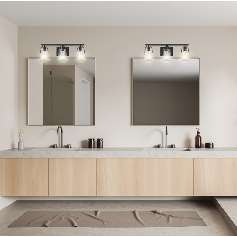 Powers 3 - Light Dimmable Vanity Light, Matte Black