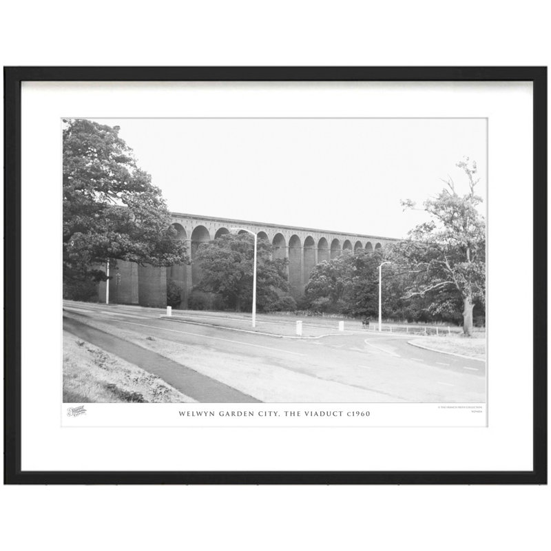 Welwyn Garden City, The Viaduct C1960 by Francis Frith - Single Picture Frame Print, 60cm H x 80cm W x 2.3cm D
