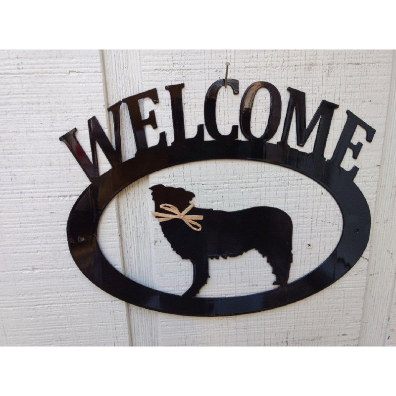 Panneau de bienvenue en berger d'Austrailian