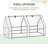 Outdoor Garden With Large Zipper Doors And Water/UV PE Cover-125847279