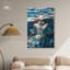 «Water Siren», art mural abstrait floral bleu par Latitude Run®-360949471-357498261