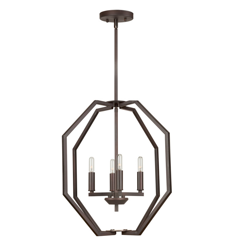 Gabilan 4 - Light Dimmable Geometric Chandelier