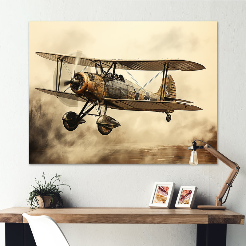 «Urban Plane», impression sur toile, Toile tendue, H 34 po x l 44 po x P 1,5 po
