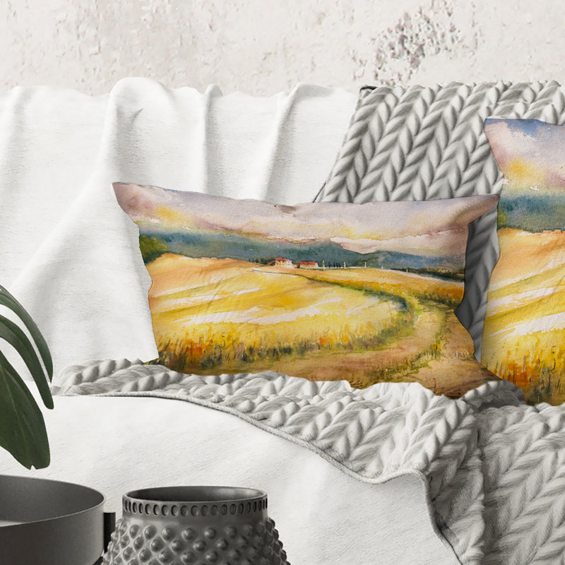 Coussin décoratif champêtre