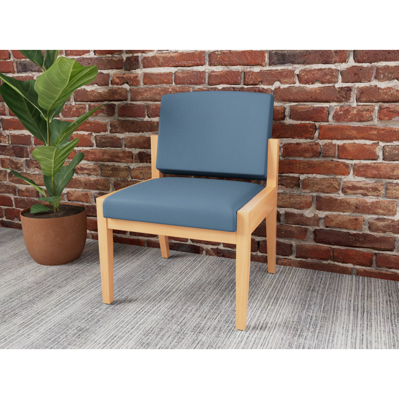 Chaise d'invité Amherst, Naturel, Open House Quarry - bleu