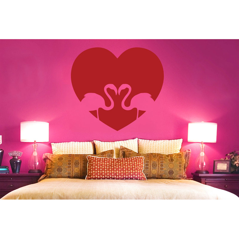 Animals Wall Decal, Dark Red