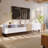 TV Stand  80'' TV With Double Storage Space, Media Console Table, Entertainment Center With Drop Down Door  , , Home Theatre-915312897