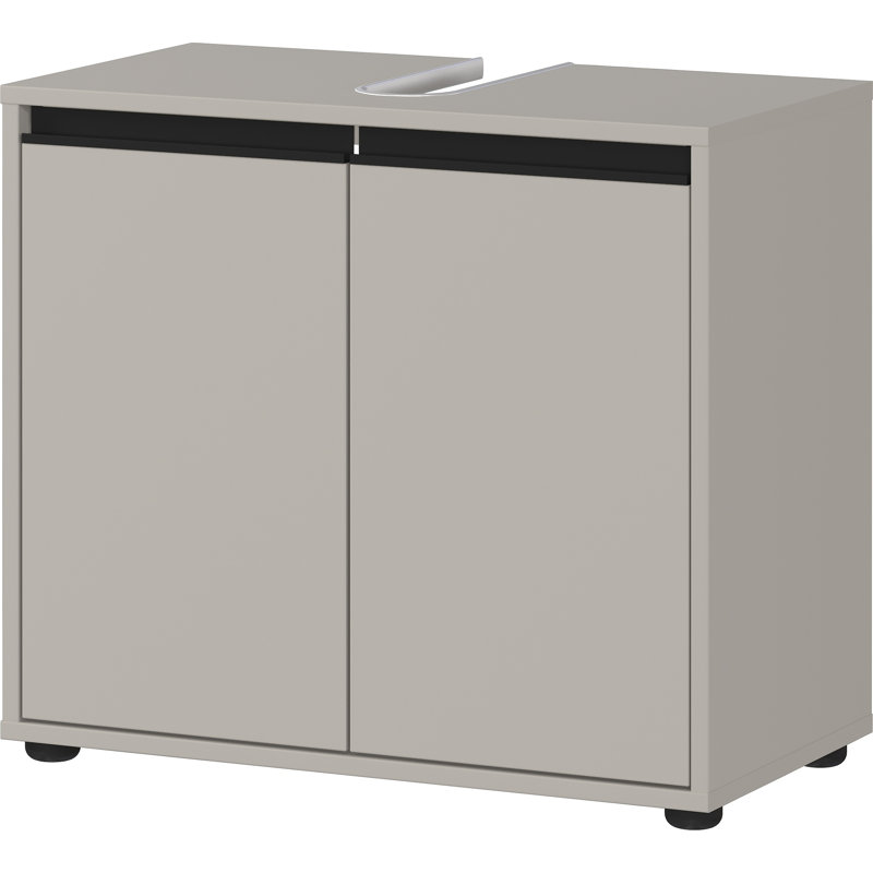 Carratelli 63cm Single Bathroom Vanity Base Only, Stone grey