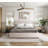 Modern Platform Bed with Tall Upholstered Headboard, Low Profile Platform Bed-1781188225-1745448385