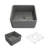 20'' L Farmhouse / Apron Fireclay Kitchen Sink-61605020