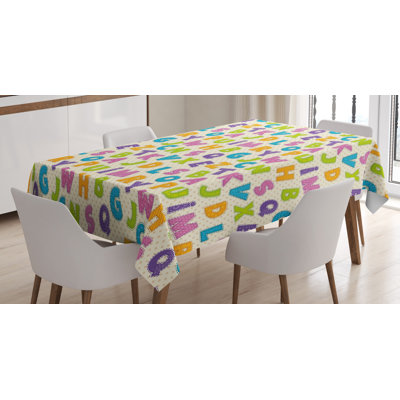 Abc Dining Room Kitchen Tablecloth