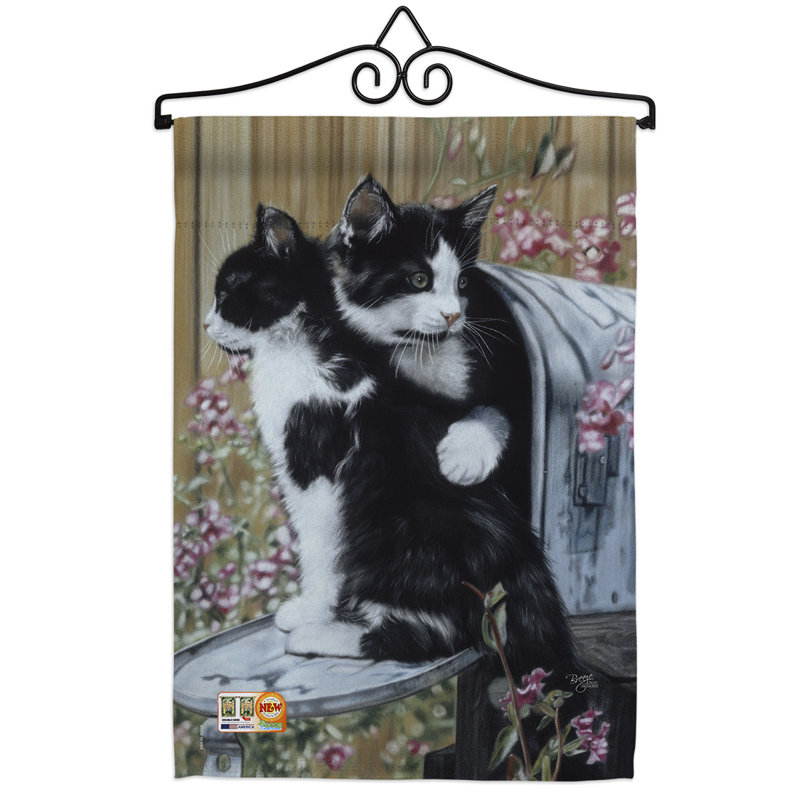 Double Sided 18.5'' H x 13'' W Polyester Animal Flag Set