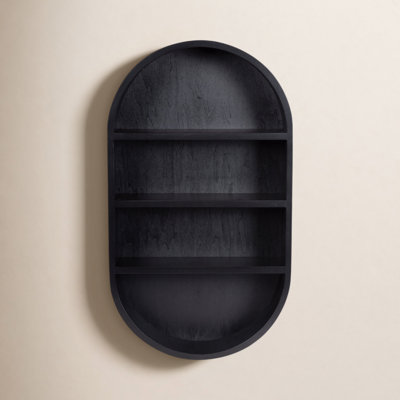 Minx 16" Mango Wood Accent Shelf