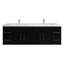 Ensemble de meuble-lavabo double mural 70,5 "Bensley-435992575