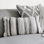 Housse de coussin rectangulaire en coton Reyna