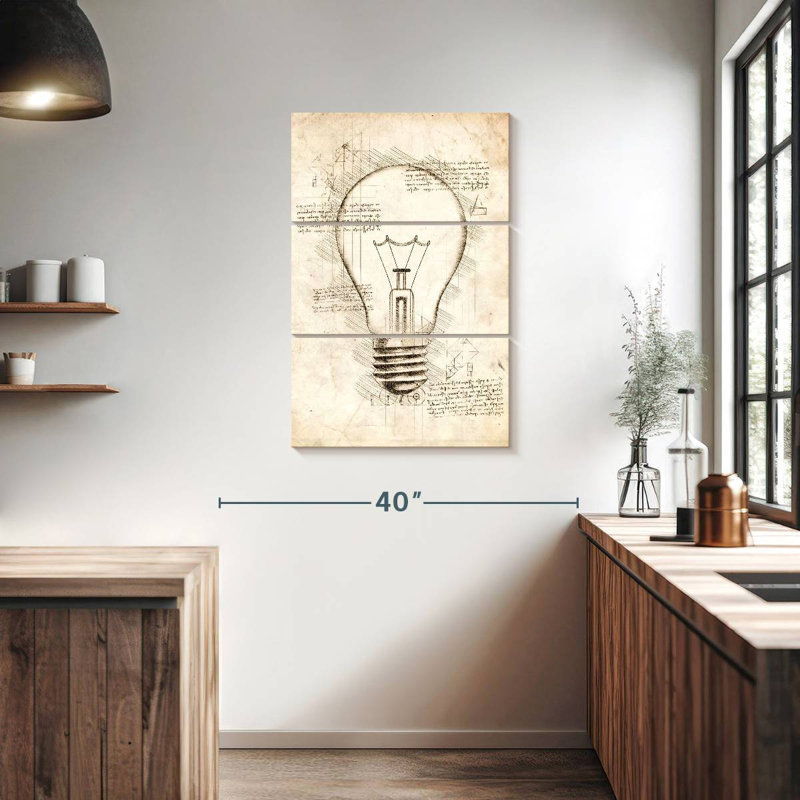 Laelle Light Bulb, 38" H x 24" W