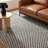 Harlow Two-Tone Checkerboard Black/ Ivory Area Rug-732613442