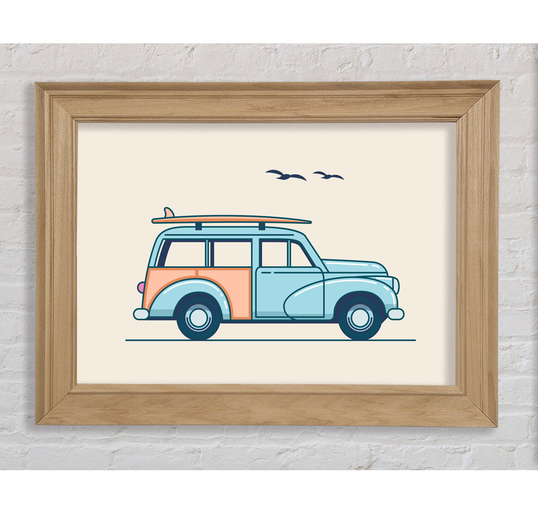 Morris Minor Traveller - Druck