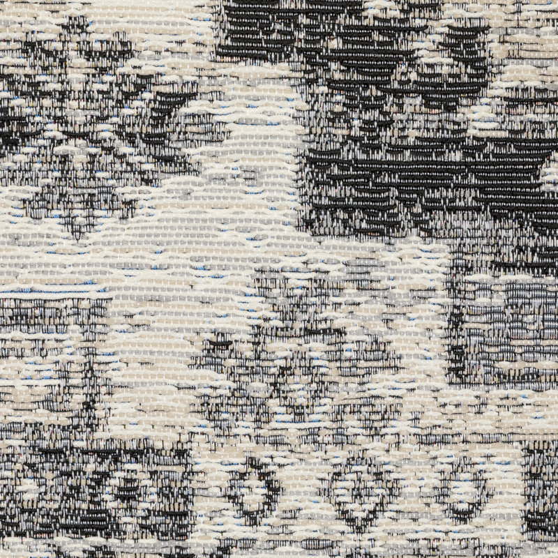 Carie Faded Nomadic Grey/ Ivory Indoor-Outdoor Rug, Rectangle 7'10" x 10'
