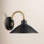 Luminaire de grange noir naturel à 1 lumière Reesie-1694870079
